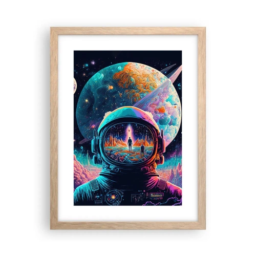 Plakat w ramie jasny dąb - Filozofom się nie śniło - 30x40 cm
