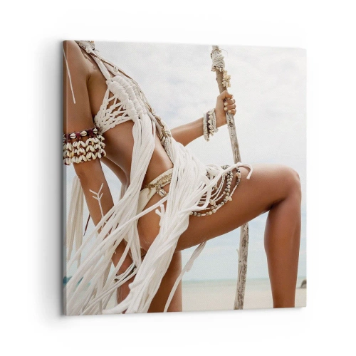 Obraz na płótnie - Kapłanka słońca - 60x60 cm