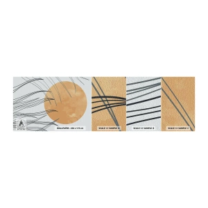 Fototapeta Próbka Samoprzylepna Deluxe Sticker - Zawsze ku słońcu - Słońce, Minimalizm, Sztuka - 100x30 cm