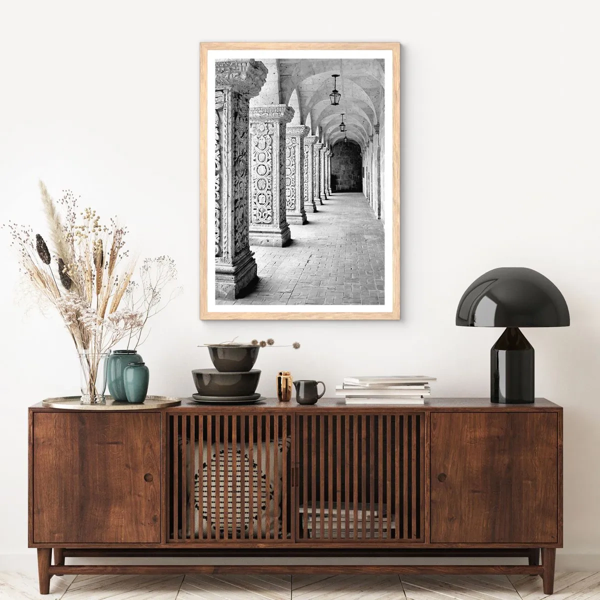 Plakat w ramie jasny dąb - A dokąd to…? - 70x100 cm