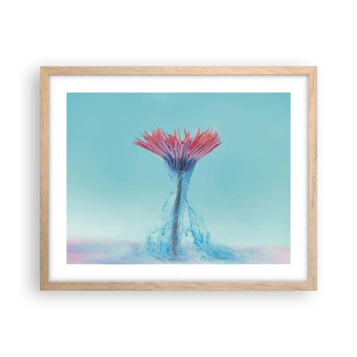 Plakat w ramie jasny dąb - W ożywczym objęciu - 50x40 cm