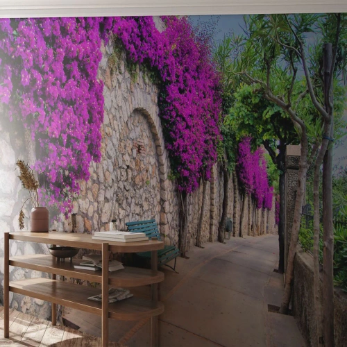 Fototapeta Standard Eco - Spotkajmy się jak najprędzej - Miasto, Kwiaty, Włochy - 250x175 cm