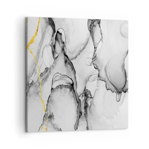 Obraz na płótnie - Kompozycja z motywem złota - 50x50 cm
