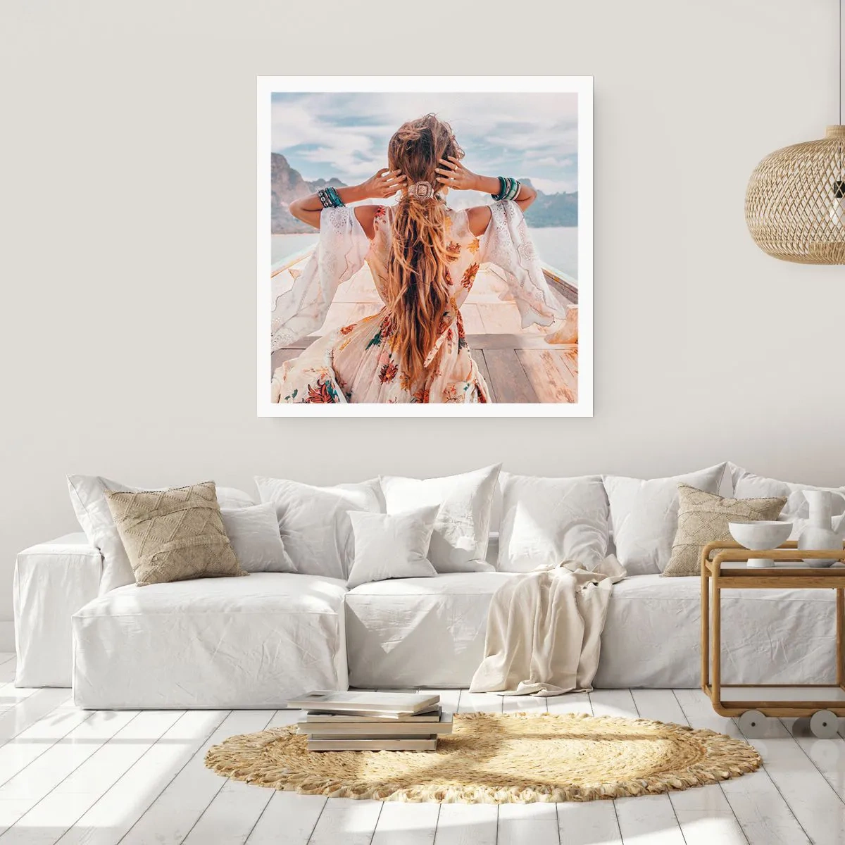 Plakat - W drodze ku szczęściu - 40x40 cm