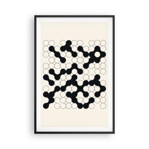 Plakat w czarnej ramie - Chińska gra – wariacja - 61x91 cm
