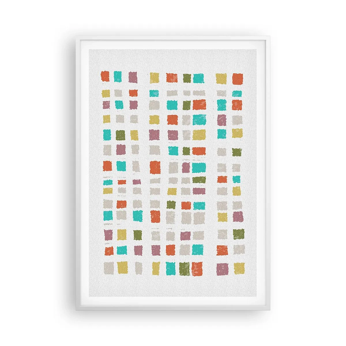 Plakat w białej ramie - Nieznana gra - 70x100 cm