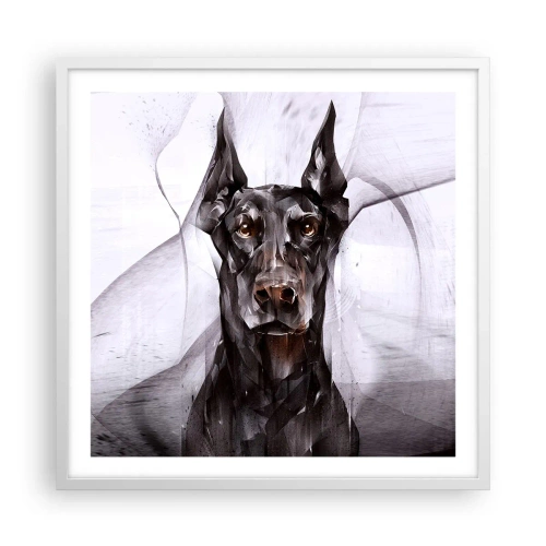 Plakat w białej ramie - Szlachetnie urodzony - 60x60 cm