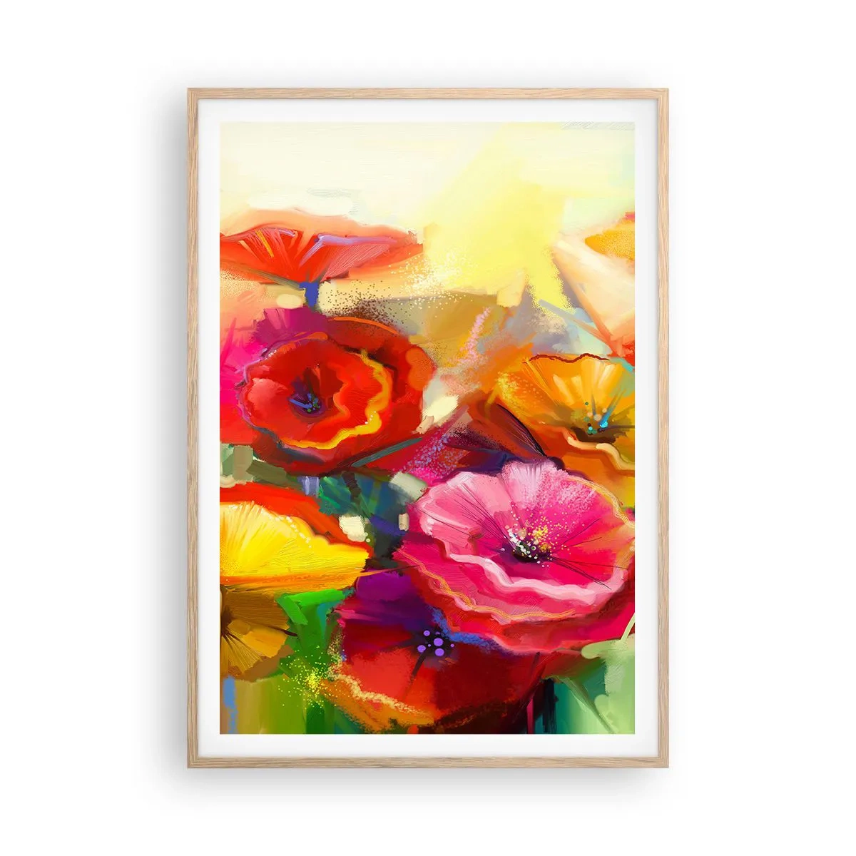 Plakat w ramie jasny dąb - Nie tylko czerwone - 70x100 cm