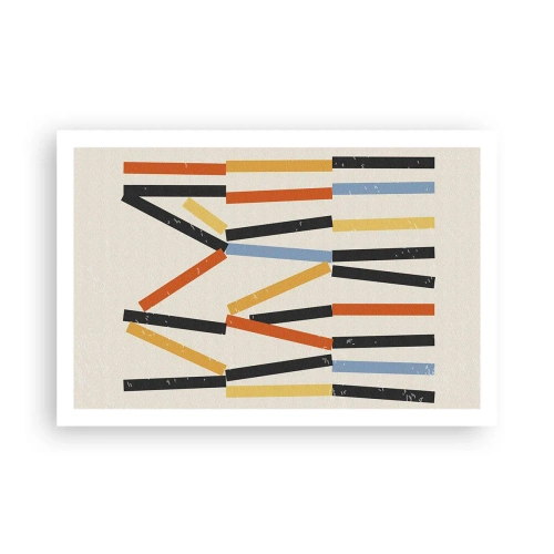 Plakat - Kompozycja na poziomie - 91x61 cm