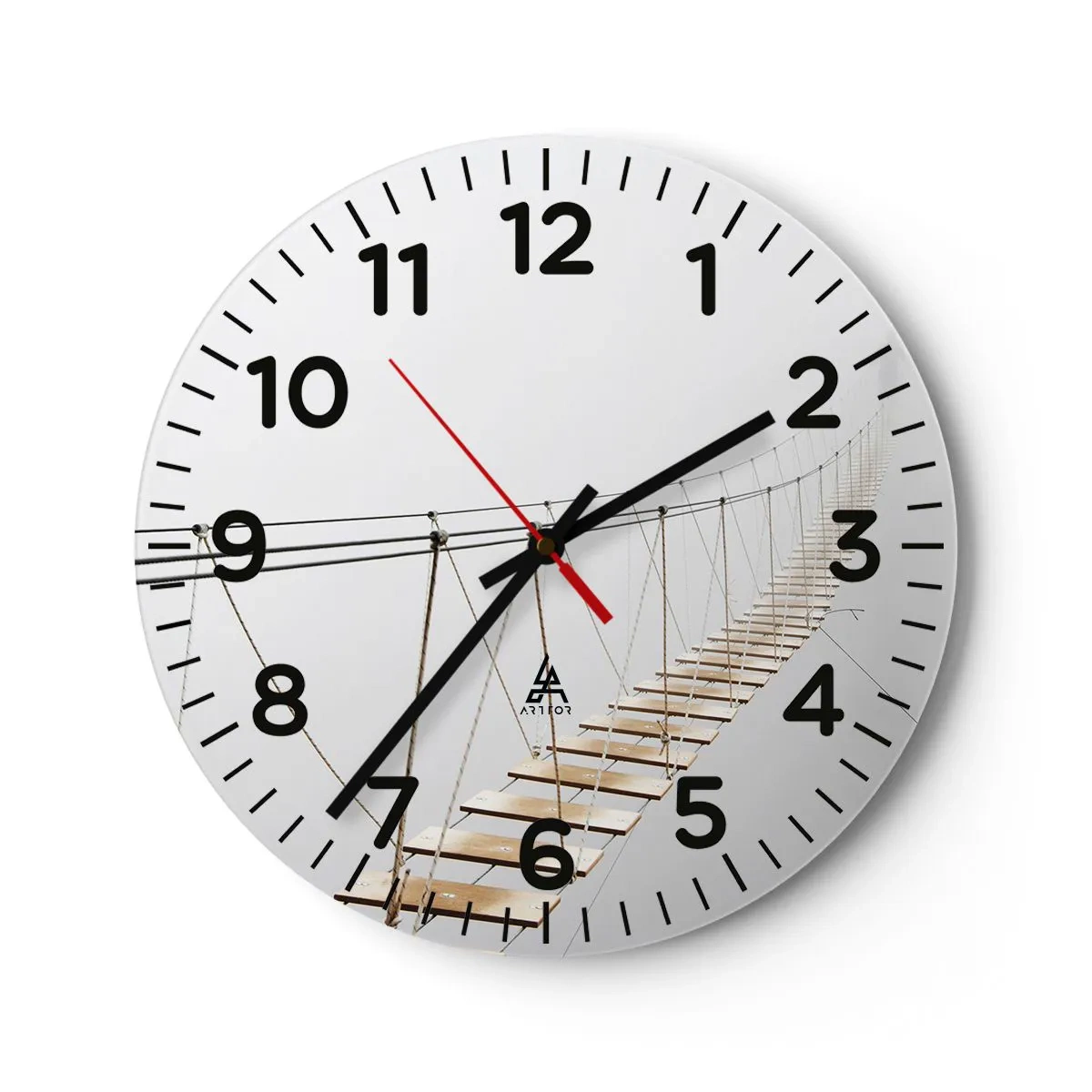 Zegar ścienny - Dokąd cię zaprowadzi? - 30x30 cm