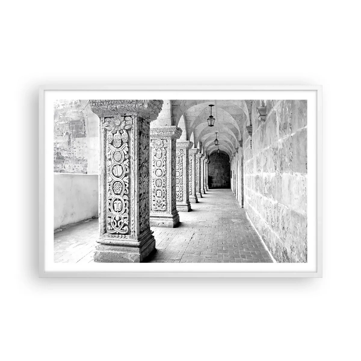 Plakat w białej ramie - A dokąd to…? - 91x61 cm