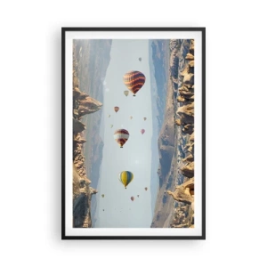 Plakat w czarnej ramie - Tu wszystko jest możliwe - 61x91 cm