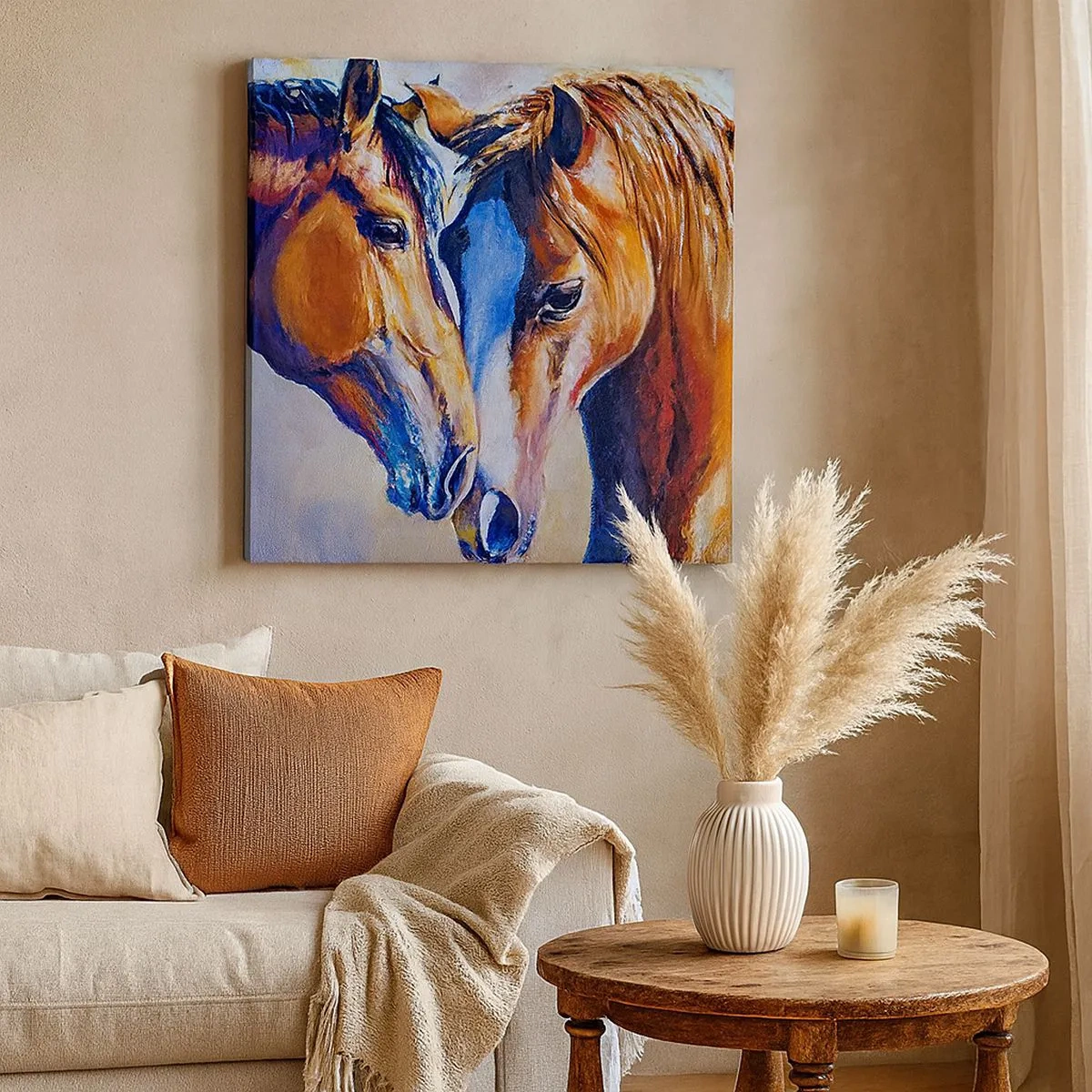 Obraz na płótnie - Czy to jest przyjaźń? czy to jest kochanie? - 30x30 cm