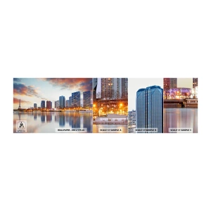 Fototapeta Próbka Standard Eco - Monumentalny spokój Paryża - Miasto, Paryż, Wieża Eiffla - 100x30 cm