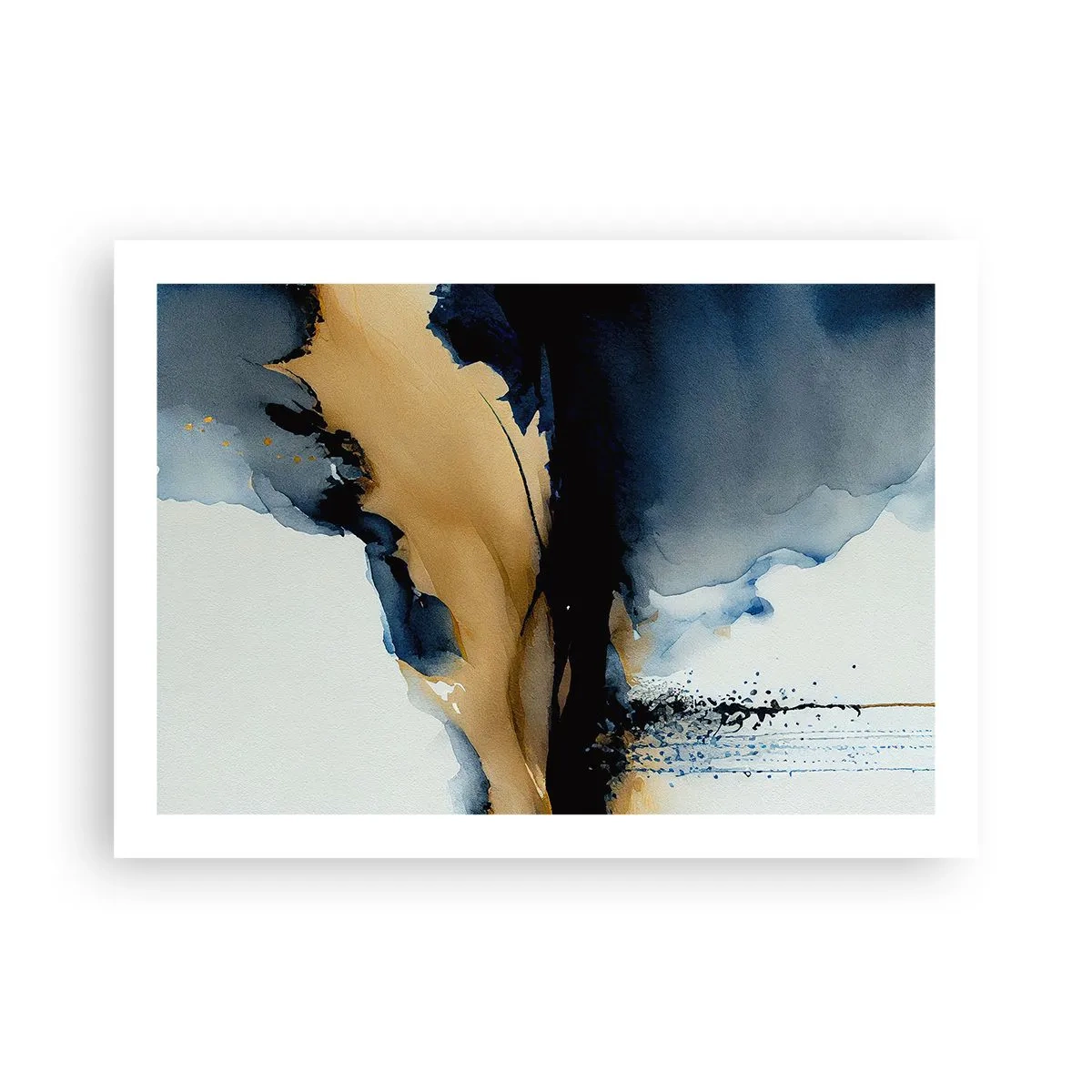 Plakat - Za zasłoną - 70x50 cm