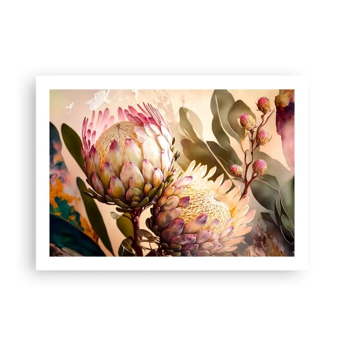 Plakat - Czule objęte - 70x50 cm