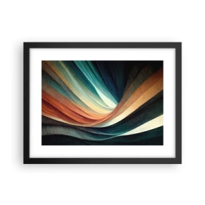Plakat w czarnej ramie - Utkane z barw - 40x30 cm