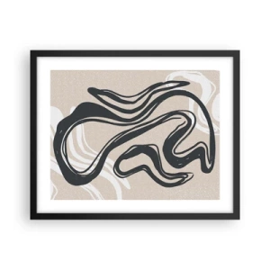 Plakat w czarnej ramie - Ekspresja zwielokrotniona - 50x40 cm