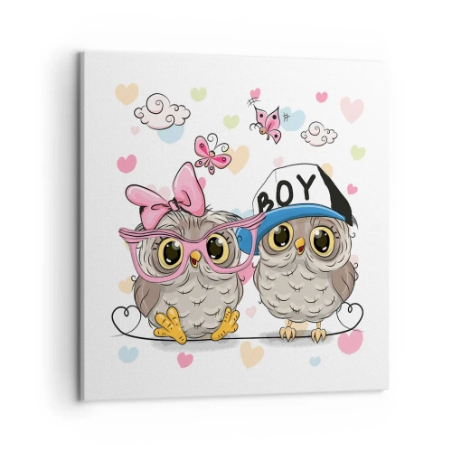 Obraz na płótnie - Kochajmy się! - 50x50 cm