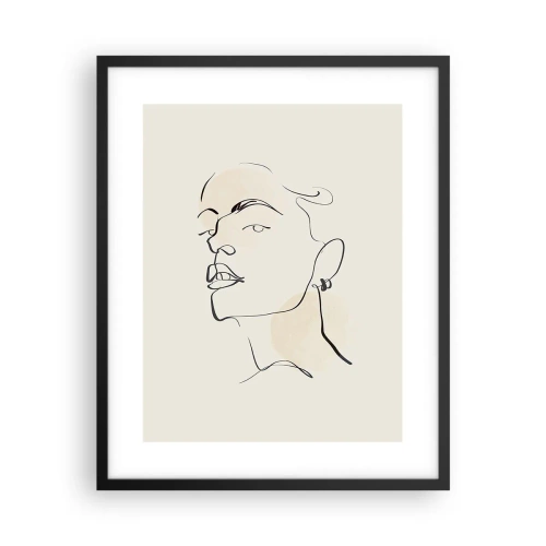 Plakat w czarnej ramie - Dumne spojrzenie - 40x50 cm