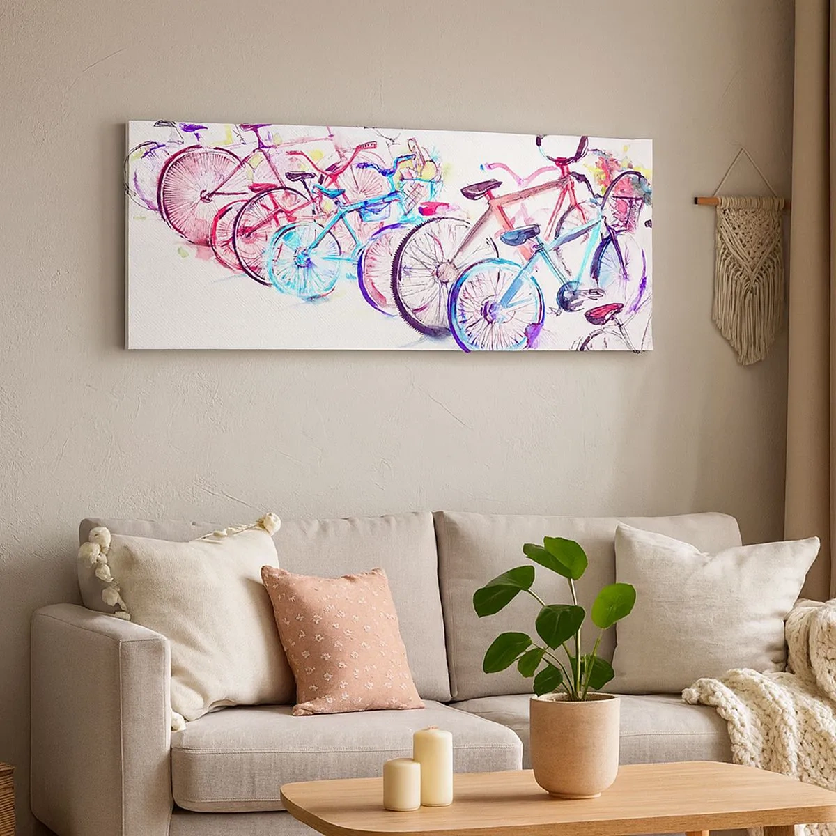 Obraz na płótnie - Zjazd klubu Antymoto - 100x40 cm