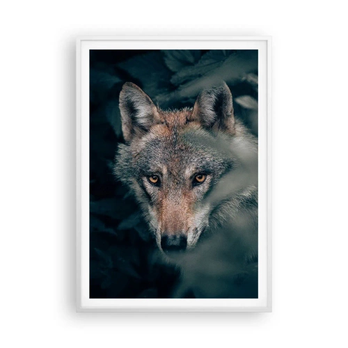 Plakat w białej ramie - Łowca - 70x100 cm