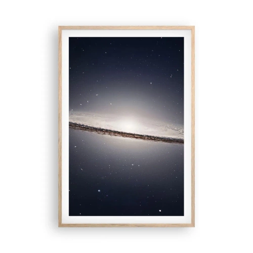 Plakat w ramie jasny dąb - Dawno temu w odległej galaktyce… - 61x91 cm