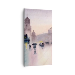 Obraz na płótnie - W deszczowej mgiełce - 65x120 cm
