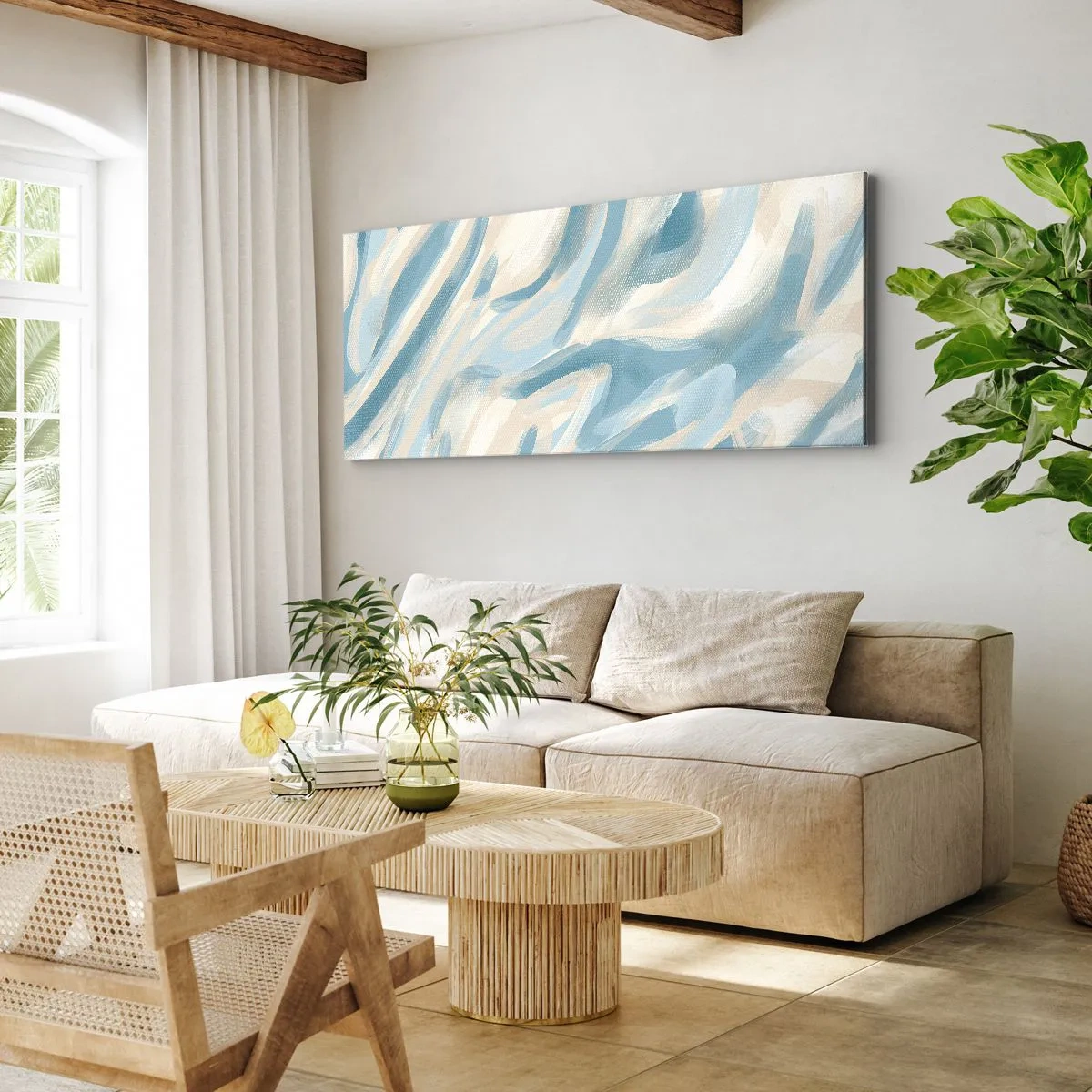 Obraz na płótnie - Wiosenne powiewy - 100x40 cm