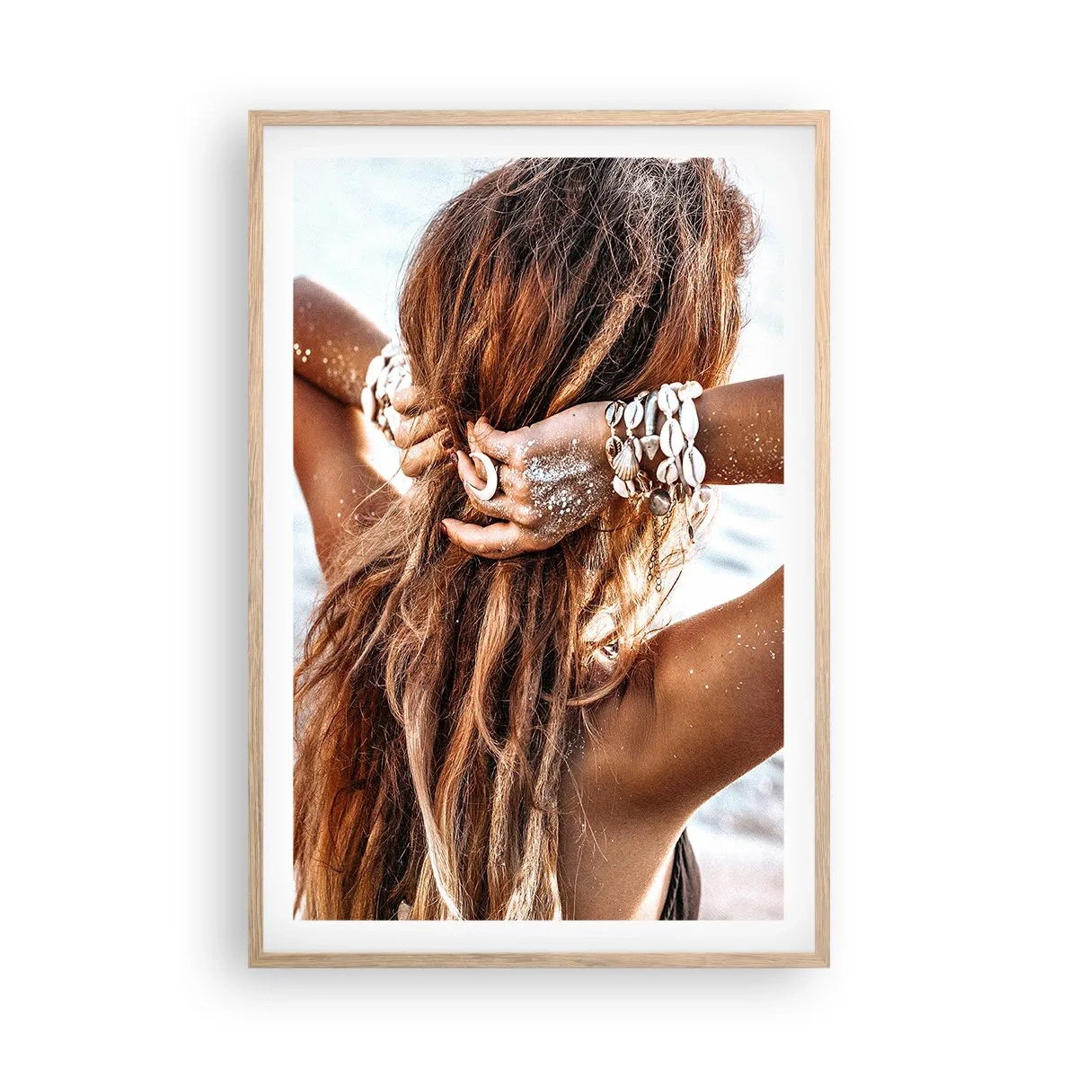 Plakat w ramie jasny dąb - Siostra wody i słońca - 61x91 cm