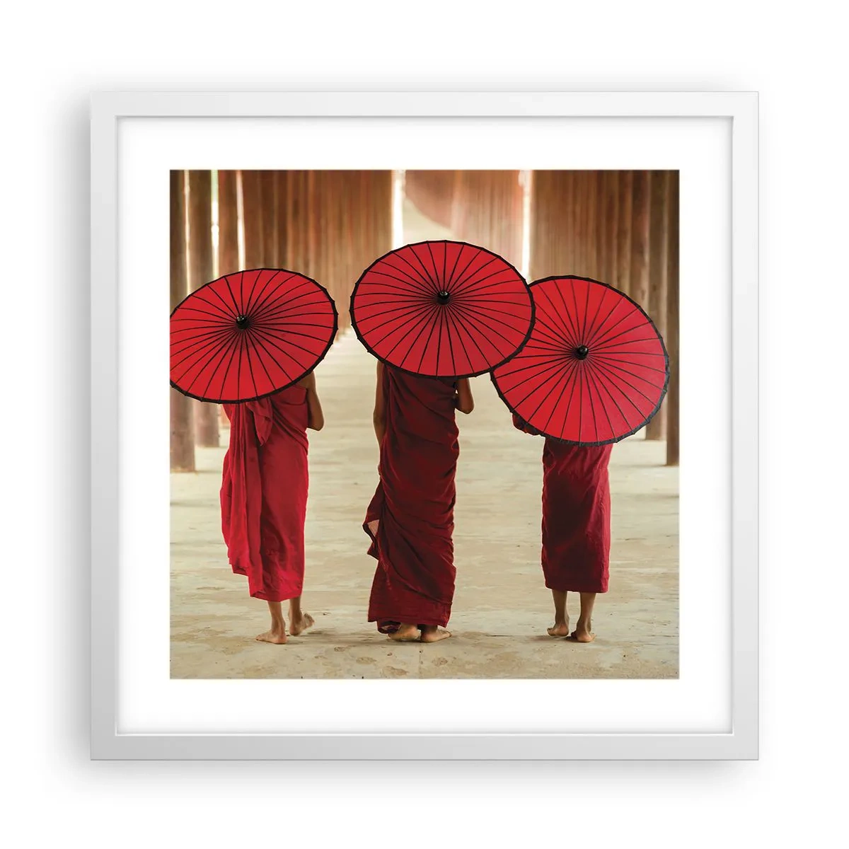 Plakat w białej ramie - W drodze do Czystej Krainy - 40x40 cm