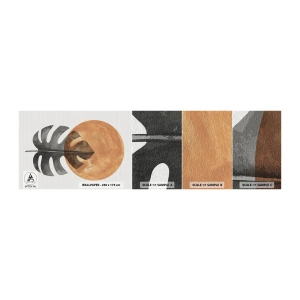 Fototapeta Próbka Standard Eco - Zawsze słońce - Liść, Słońce, Boho - 100x30 cm