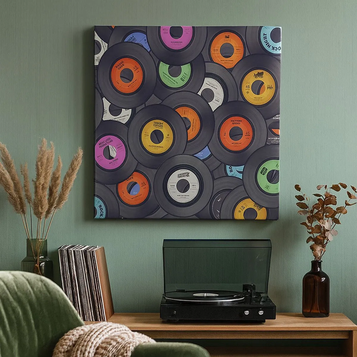 Obraz na płótnie - Kolory klasyki - 30x30 cm