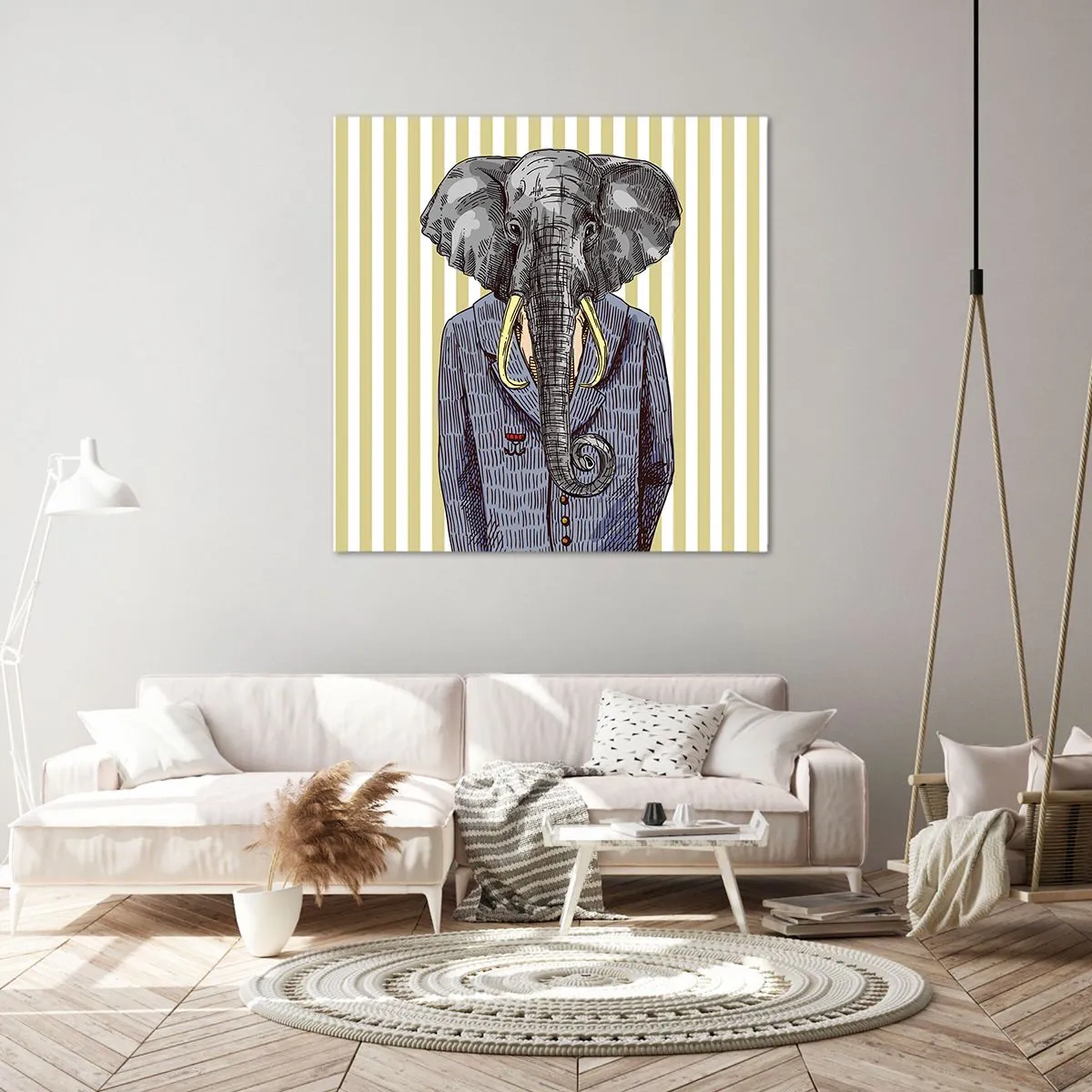 Obraz na płótnie - Elegancki z natury - 60x60 cm