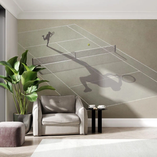 Fototapeta Premium Canvas - Pokonać siebie - Tenis, Korty, Sport - 450x315 cm