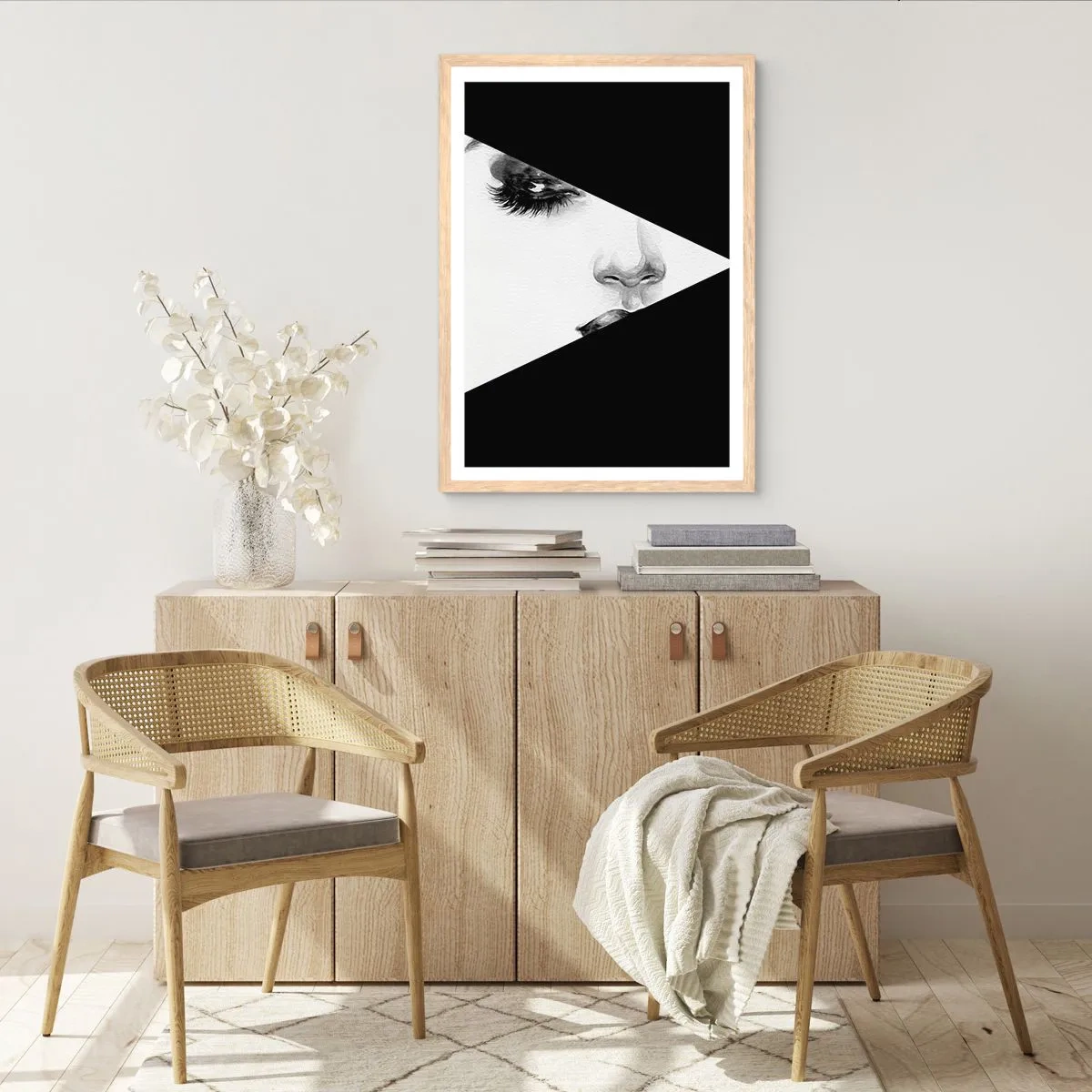 Plakat w ramie jasny dąb - Zawsze nieodkryta - 30x40 cm