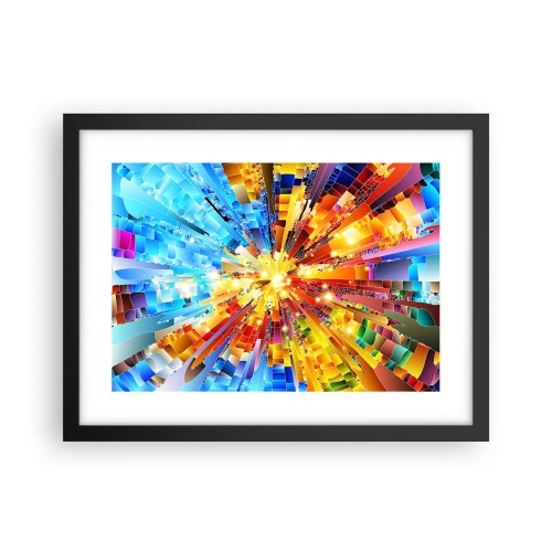 Plakat w czarnej ramie - In medias res - 40x30 cm