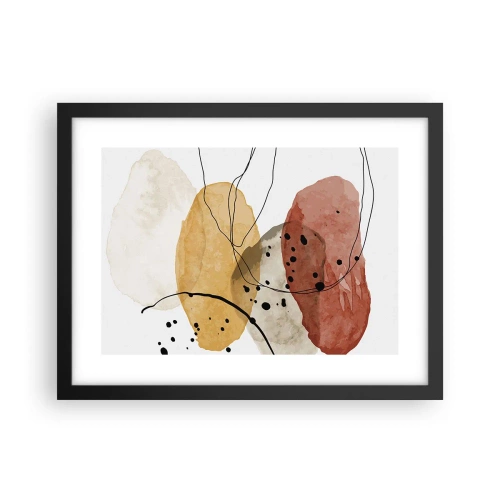 Plakat w czarnej ramie - Jak powietrze lekkie, przejrzyste - 40x30 cm