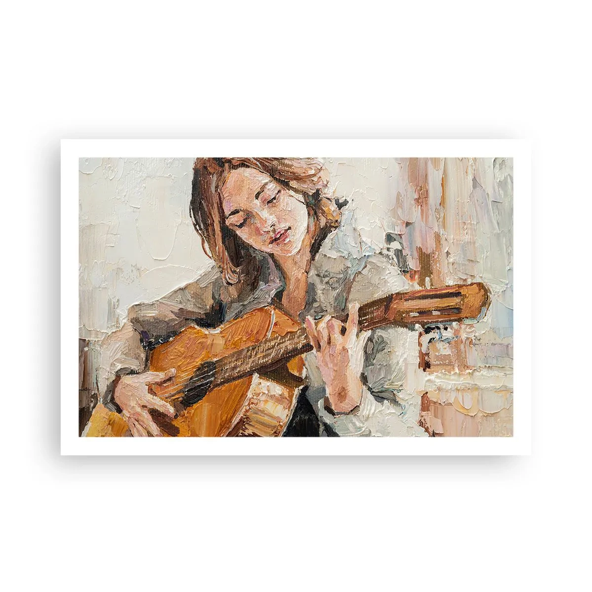 Plakat - Koncert na gitarę i dziewczęce serce - 91x61 cm