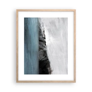 Plakat w ramie jasny dąb - Woda – ziemia: starcie żywiołów - 40x50 cm