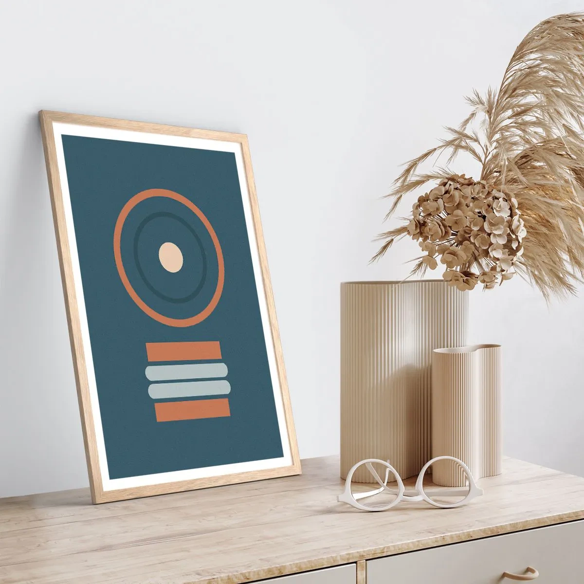 Plakat w ramie jasny dąb - Istota rzeczy - 50x70 cm