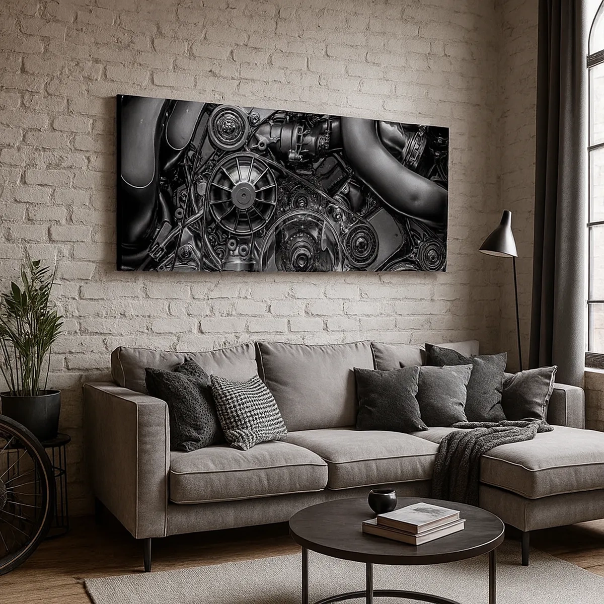 Obraz na płótnie - Poezja mechaniki - 30x30 cm