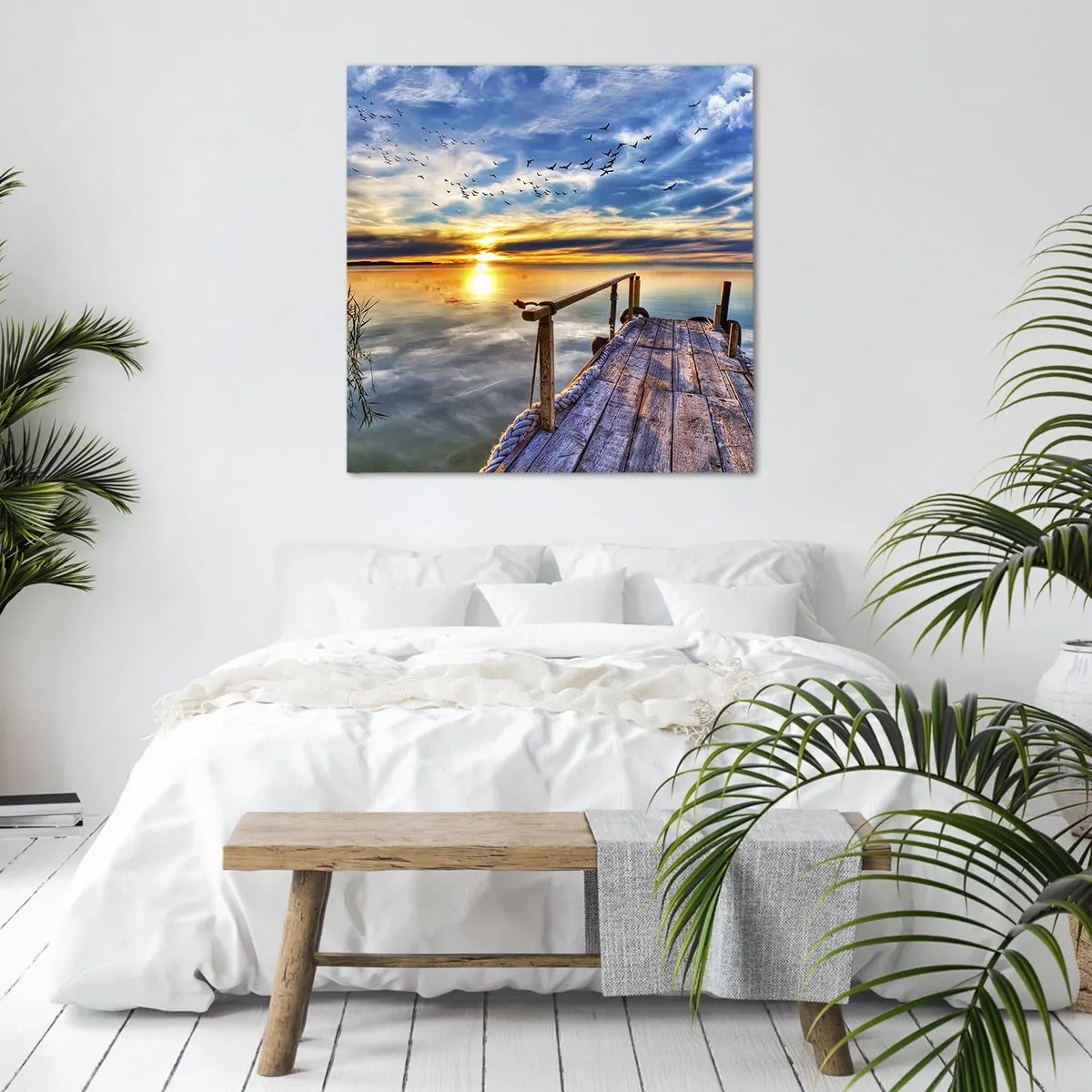 Obraz na płótnie - Wiatr idzie na spoczynek - 60x60 cm