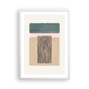 Plakat w białej ramie - Wszystko w porządku - 50x70 cm