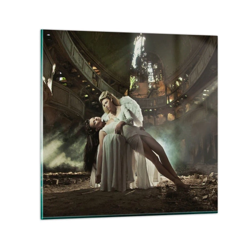 Obraz na szkle - Duch starego teatru - 40x40 cm