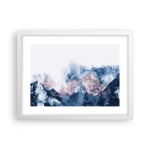 Plakat w białej ramie - To są szczyty! - 40x30 cm