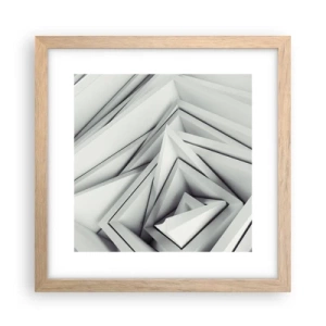 Plakat w ramie jasny dąb - Ostrych kątów pąkowie - 30x30 cm