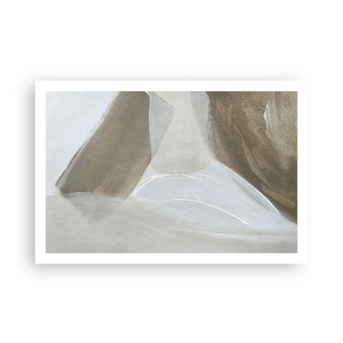 Plakat - Fala bieli - 91x61 cm