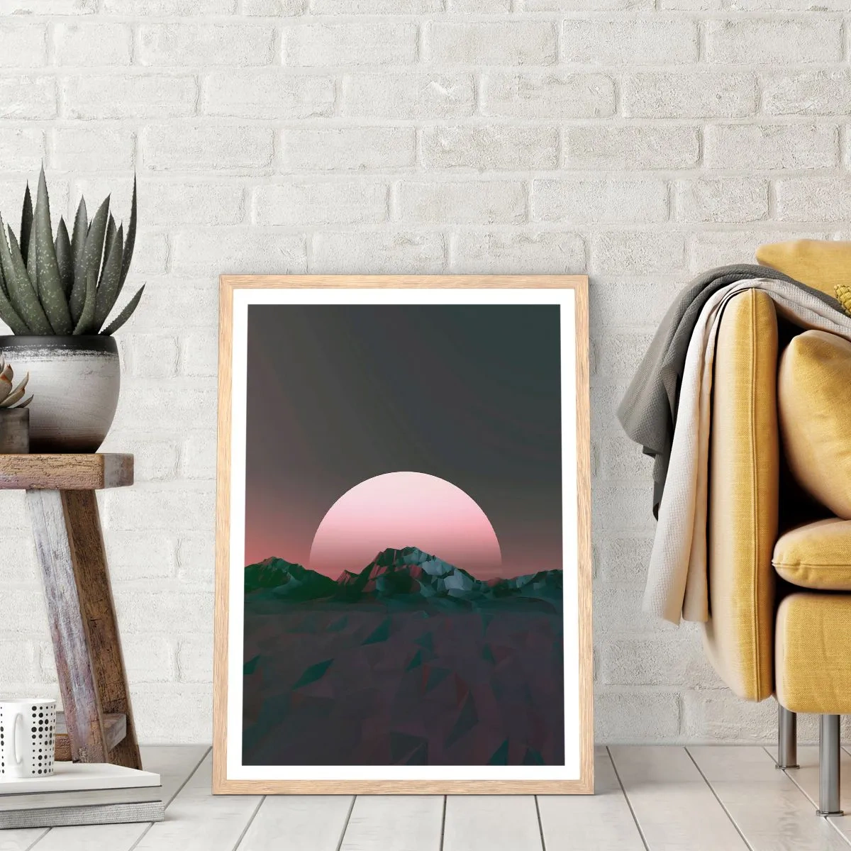 Plakat w ramie jasny dąb - W sąsiedniej galaktyce - 30x40 cm