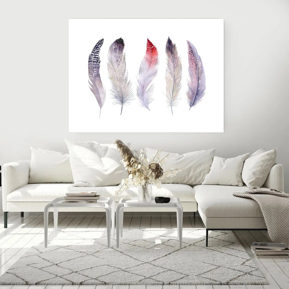 Plakat - Delikatne jak różnobarwna mgła - 40x30 cm